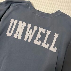 Unwell Blue Sweatshirt